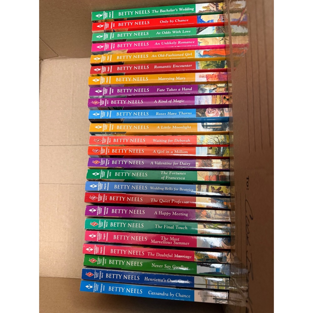 Betty Neels Harlequin Romance Book Lot 24 Vintage Paperback Novels Set - Picture 2 of 4